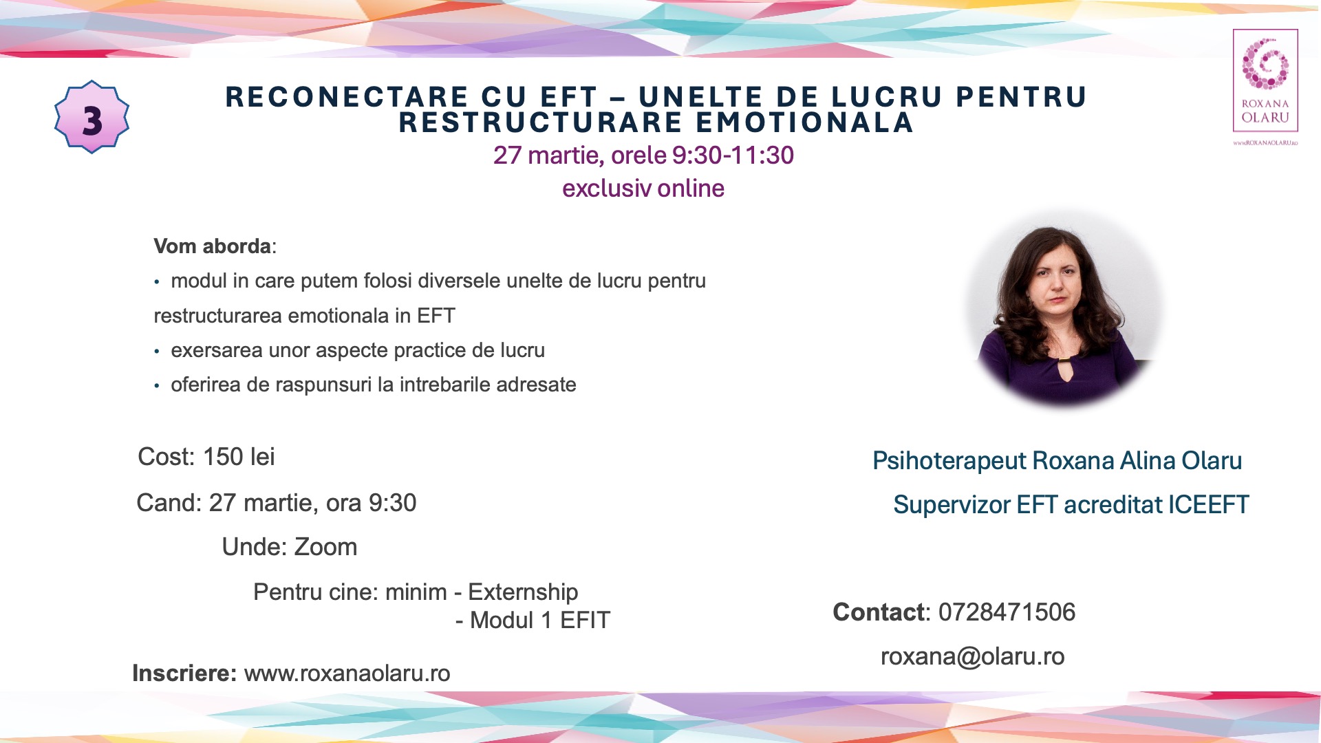 03. Reconectare cu EFT - Restructurare emotionala