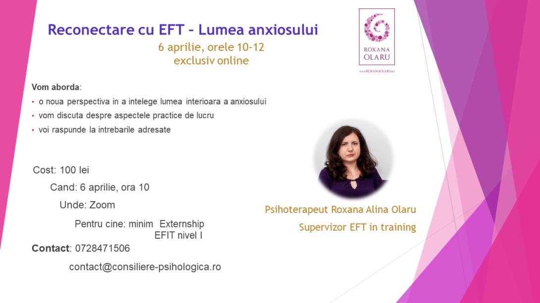 lumea anxiosului - reconectare cu eft