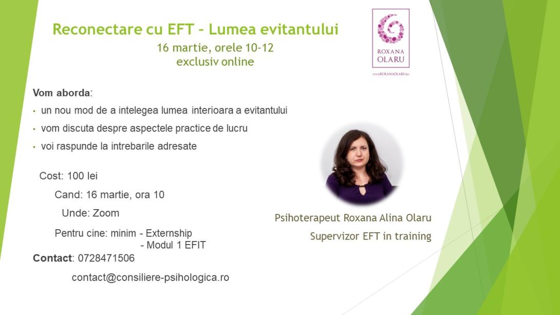 lumea evitantului - recnectare cu eft