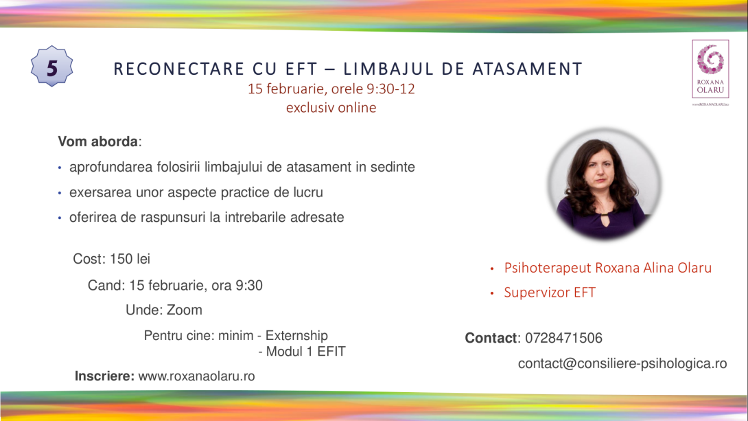 reconectare cu eft - limbajul de atasament