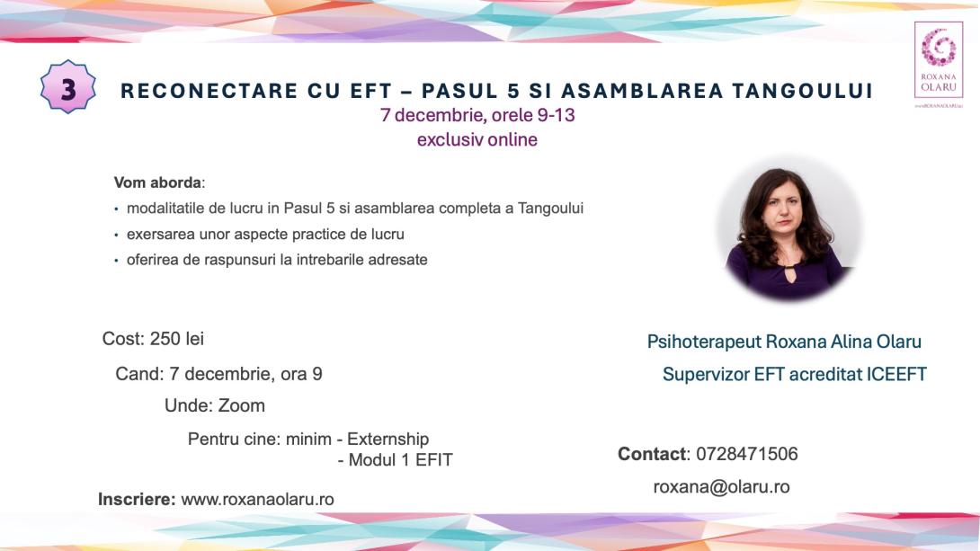 03. Reconectare cu EFT - Pasul 5 si asamblarea completa a Tangoului